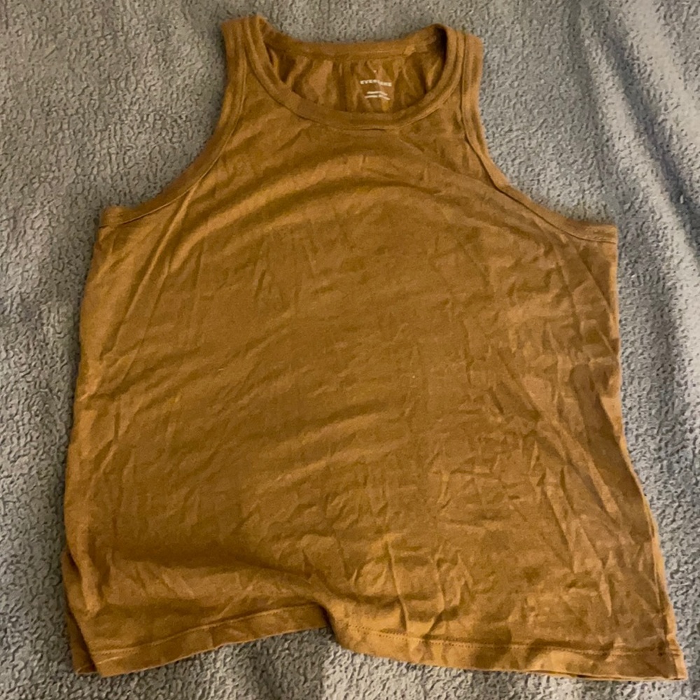 Everlane High Neck Muscle Tank Top